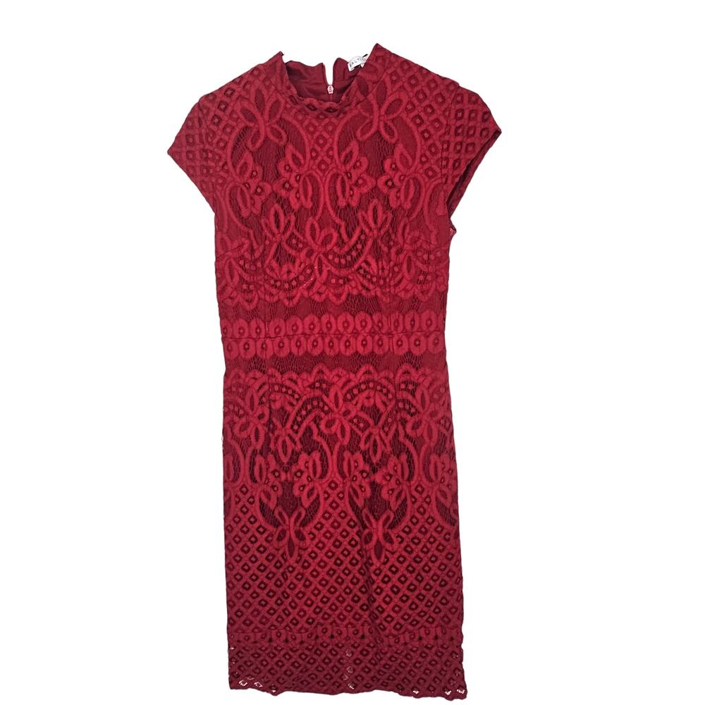 Baltic Born Womens Lace Midi Dress Size S Romantic Wedding Guest Special Event